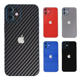 Skin Ploteo Fibra Carbono iPhone 4 5 6 7 8 X - 6 7 8 Plus