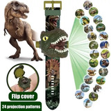 Reloj Proyector Dinosaurios 24 Imágenes Juguete Niños Fiesta