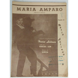 Antigua Partitura De María Amparo Pasacalle Canción 1951