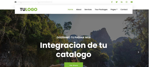 Diseño + Integracion + Implementacion Pagina Web + Catalogo