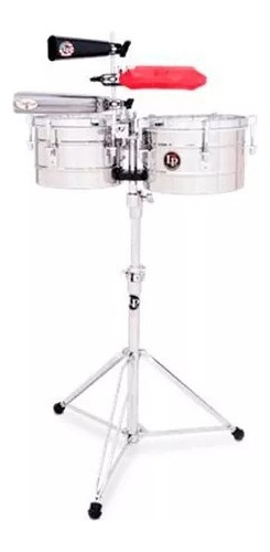 Latin Percussion Lp272s Timbalitos De Acero Caja Cerrada