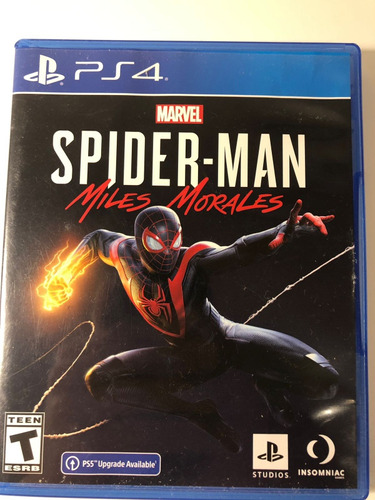 Juego Spiderman Miles Morales Ps4 Usado Físico 