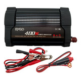 Inversor De Corriente 400w 12v A 110v Doble Enchufe Y Usb