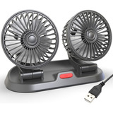 Ventilador Dual Para Coche Con Conexión Usb