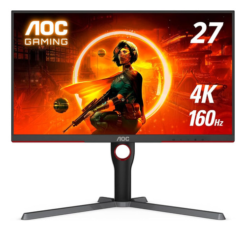 ~? Aoc U27g3x 27  Monitor De Juegos Sin Marco, 4k Uhd 3840x2