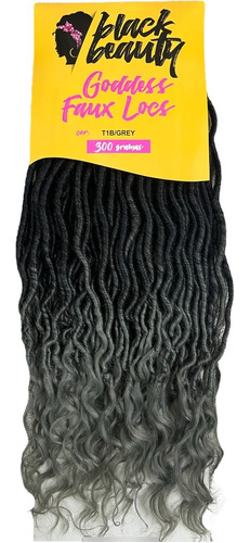 Faux Locs Goddess Crochet Braid 70 Deads Pact 300gr + Aneis