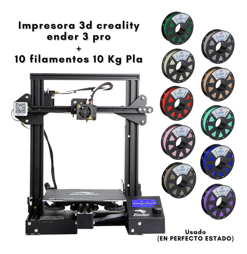 Impresora Creality 3d Ender-3 Pro Con 10 Colores Incluidos