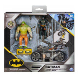 Batman - Pack Batciclo Transformador Com 2 Bonecos De 10cm