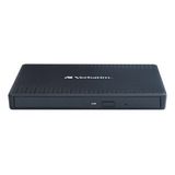 Lector Grabador De Dvd Cd Usb 2.0 Externo Negro Verbatim