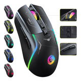 Mouse Gamer Ergonomico Luces Rgb Mause Alambrico Cable Usb