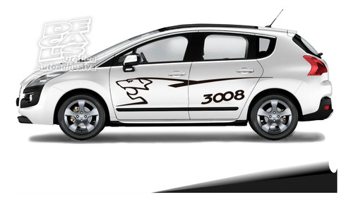 Calco Peugeot 3008 2010 - 2016 Rally Juego