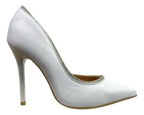 Scarpin Feminino Vizzano Cristal Niquel Ref:1421110