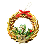 Corona Navideña Decoracion Arbol De Navidad Adorno