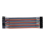 40x Pack Cable Jumper Dupont 20 Cm Hembra - Hembra (h-h)