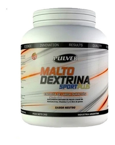 Maltodextrina Plus Pulver 2kg Recuperacion Aumento Energia