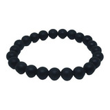 Pulsera De Piedra Natural Turmalina Negra /loulyjoyascl