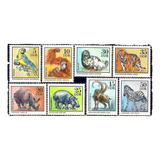 1975 Fauna- Zoologico Tigre Ave Mono- Alemania (sellos) Mint