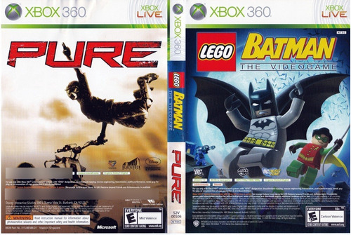 Xbox 360 & One - Lego Batman & Pure - Físico Original U