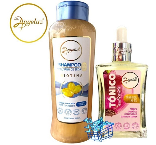 Shampoo Seda Y Tonico Anyeluz - mL a $104