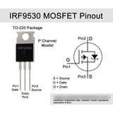 Transistor Irf9530 Mosfet Canal N Pack 6 Unidades