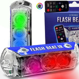 Kit Strobo Som Automotivo Zendel Flash Beat Ir Controle Remo