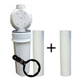 Filtro Para Caixa Da Água, Cavalete Com 1 Refil Avulso Polipropileno 20 Micras