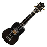 Ukulele Soprano Acústico Andaluz Uks-01 Bk Preto