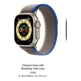 Apple Watch Ultra (gps+cel) 49mm - Semi-novo, Na Garantia