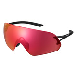 Lentes Ciclismo Shimano Aerolite P Ex Sunny Uv400 Color De La Lente Rojo Color Del Armazón Negro