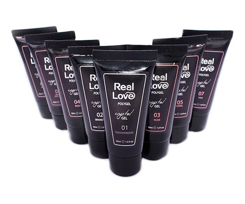 Real Love Polygel Crystal 30ml Molde F1