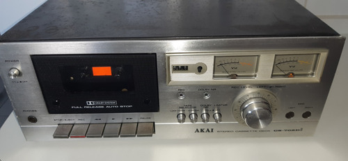 Tape Deck Cassete Akai Cs-702dii (conserto Ou Retirar Peças)