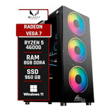 Computador Gamer Amd Ryzen 5 4600g Ram 8gb Ssd 960gb Vega 7