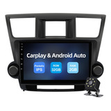 Estéreo Carplay Para Toyota Highlander 2008-2013 Cámara Gps