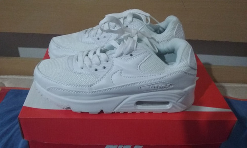 Tenis Nike Air Max 90 Todo Branco Nº37 Original!!!!