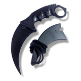 Kerambit Sin Filo Negro Cs Go Cuchillo Funda Rígida H22