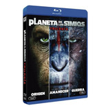 El Planeta De Los Simios 1,2,3 En Discos Bluray Full H D 