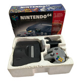 Nintendo 64  Com Caixa + Jogo F-1 World Gran Prix De Brinde.