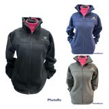 Campera Polar Dama Antipiiling C/cierre C/bolsillo C/bordado