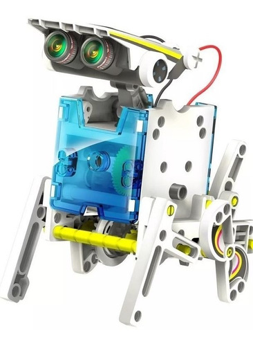 Robot Solar Armable Con Panel Solar Kit 14 Diseños En 1 