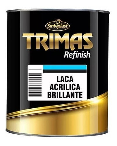 Laca Acrilica Trimas Negro Brillante X 0,875 L Madera / Auto