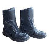 Botas Moto Touring Ruta Crack Cuero Protecciones Top