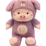 Peluche Cerdito Con Pijama 40 Cm 