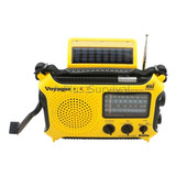 Radio Multibandas  Emergencias Blue Dinamo Solar Grabador