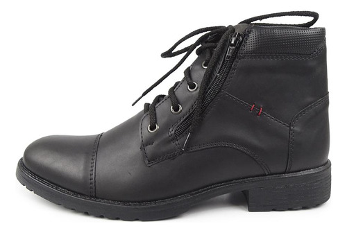 Bota Coturno Bkarellus Com Ziper Lateral - 1381