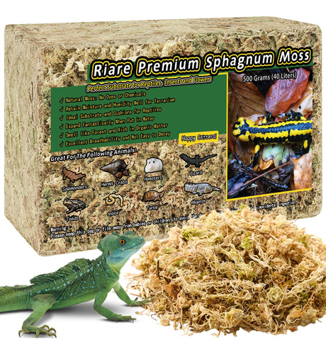 Forest Moss Riare 500 G Para Reptiles, 23 L De Esfagno Natur