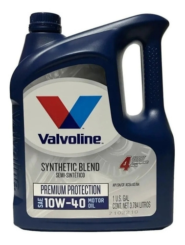 Aceite Valvoline Premium Protectión 10w40 Semisintetico 