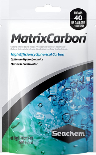 Matrix Carbon 100ml Activado Filtro Acuario Pecera Peces