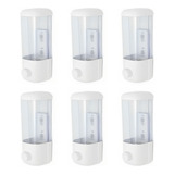 Set X 6 Dispenser De Pared Para Shampoo Jabon Alcohol En Gel