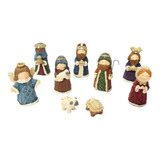 Figura De Exhibición De Nacimiento De Cristo En Miniatura,