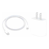 Cubo Cargador Para iPhone 20w + Cable 1m Original
